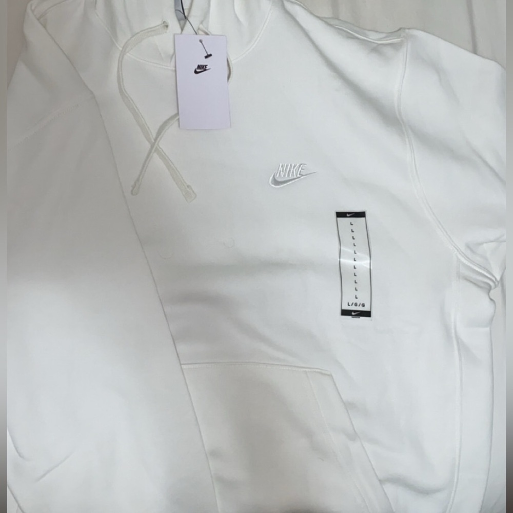 White Nike Hoodie